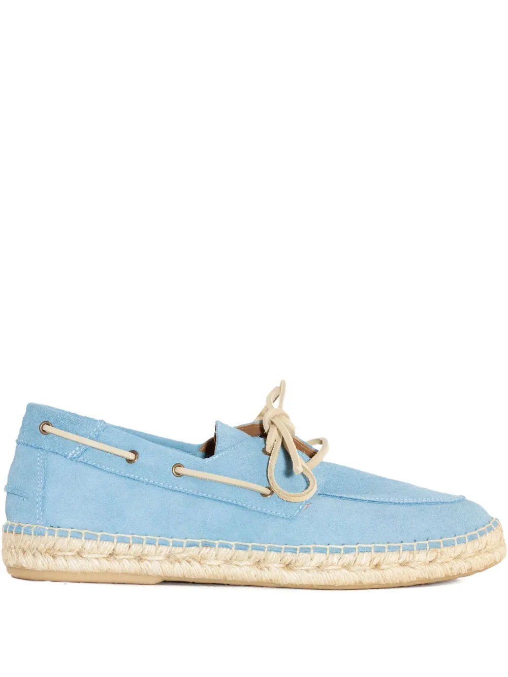 ABARCA suede boat shoes Blue