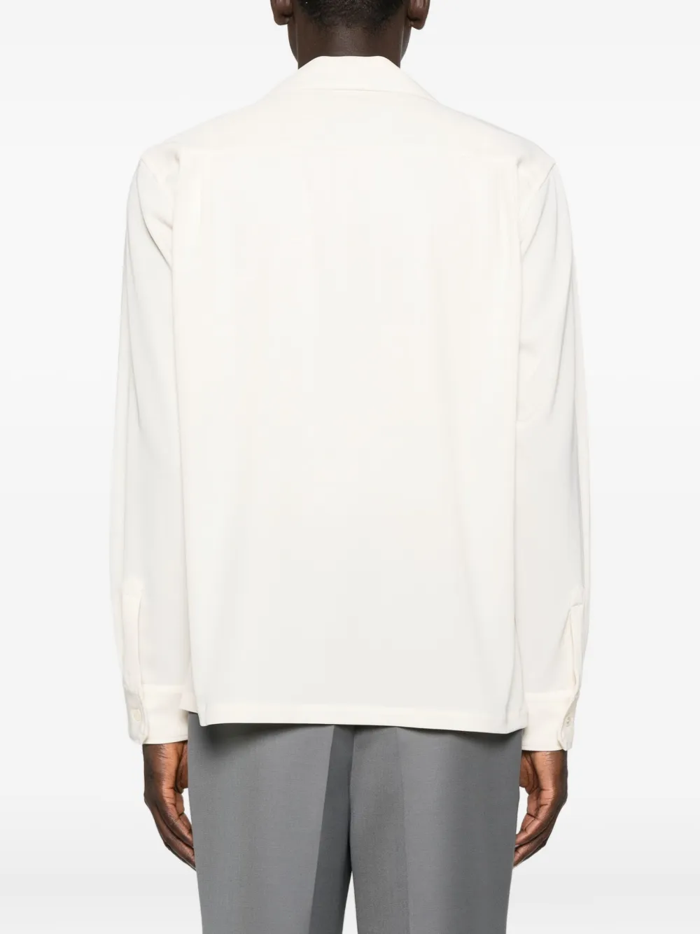 Second / Layer Double-pocket Long-sleeve Shirt In Neutral