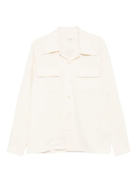 Second/Layer double-pocket long-sleeve shirt
