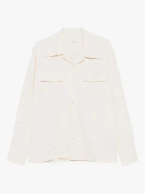 Second/Layer double-pocket long-sleeve shirt