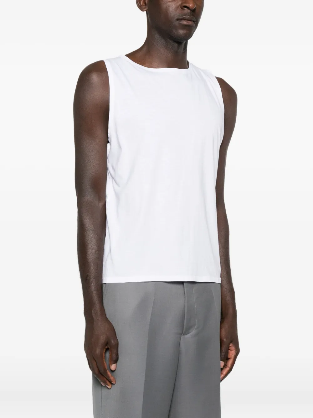 Second / Layer Sleeveless Tank Top In Gray