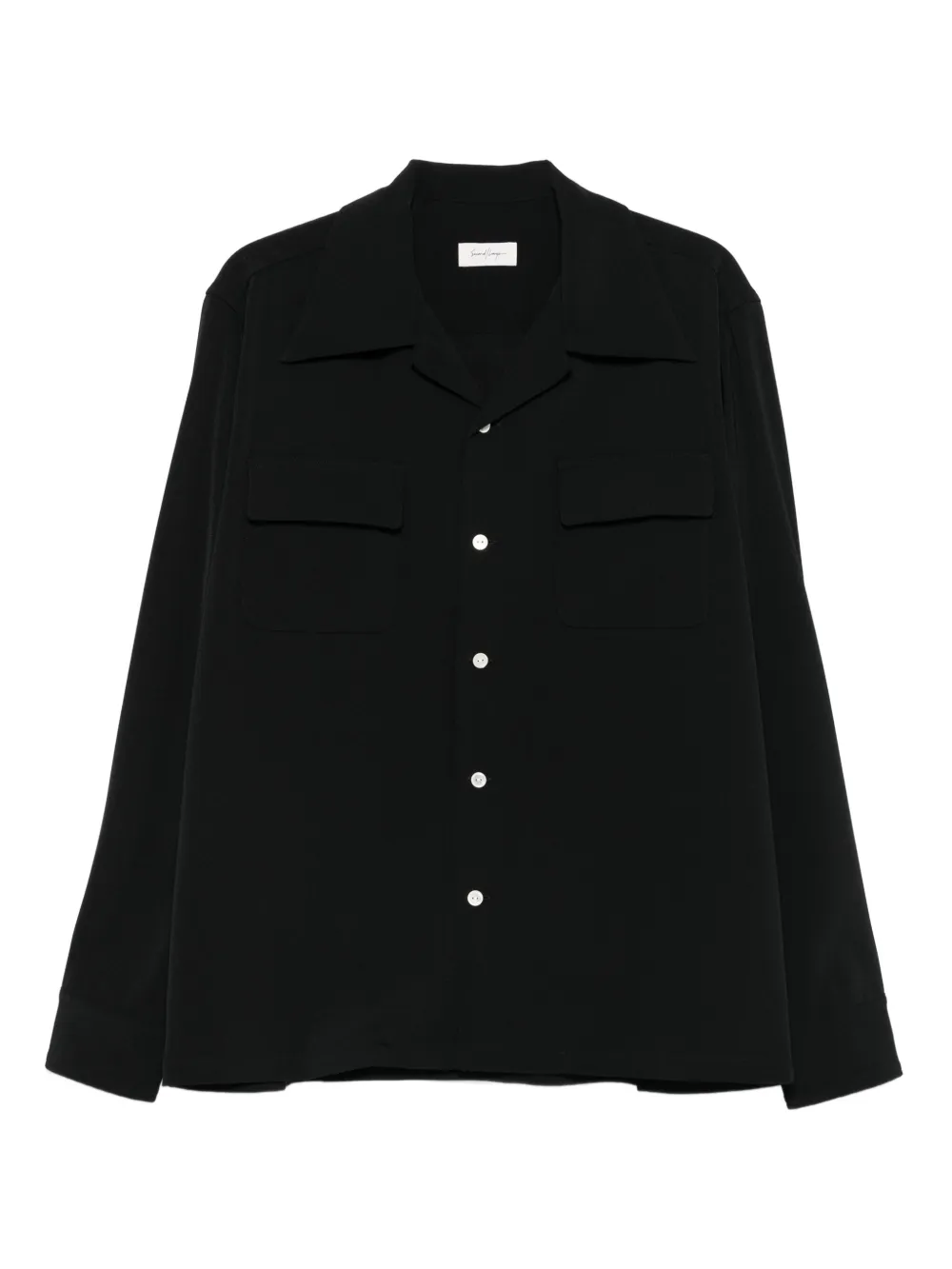 Second/Layer double-pocket shirt | Black | Image 1