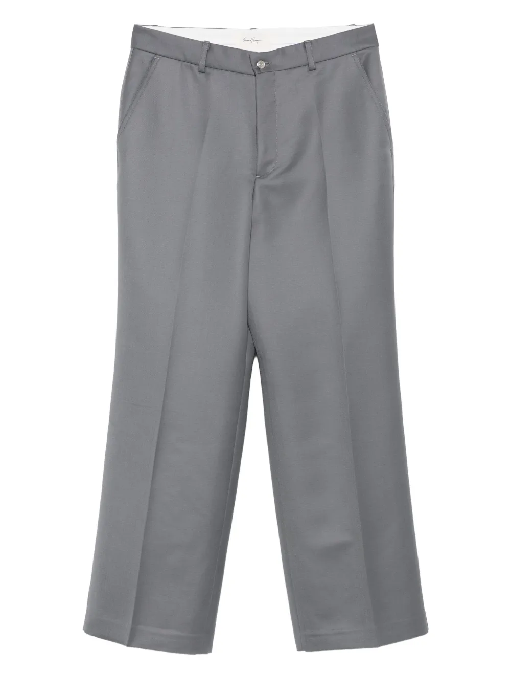 Second/Layer pleated wool trousers | Grey | Image 1