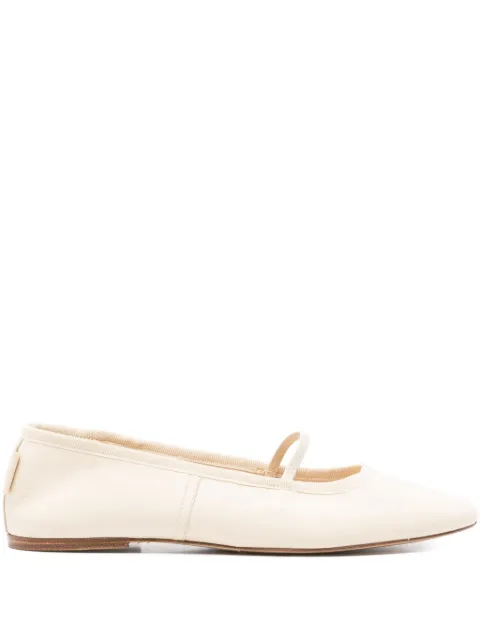 A.P.C. Swan leather pointed-toe flats