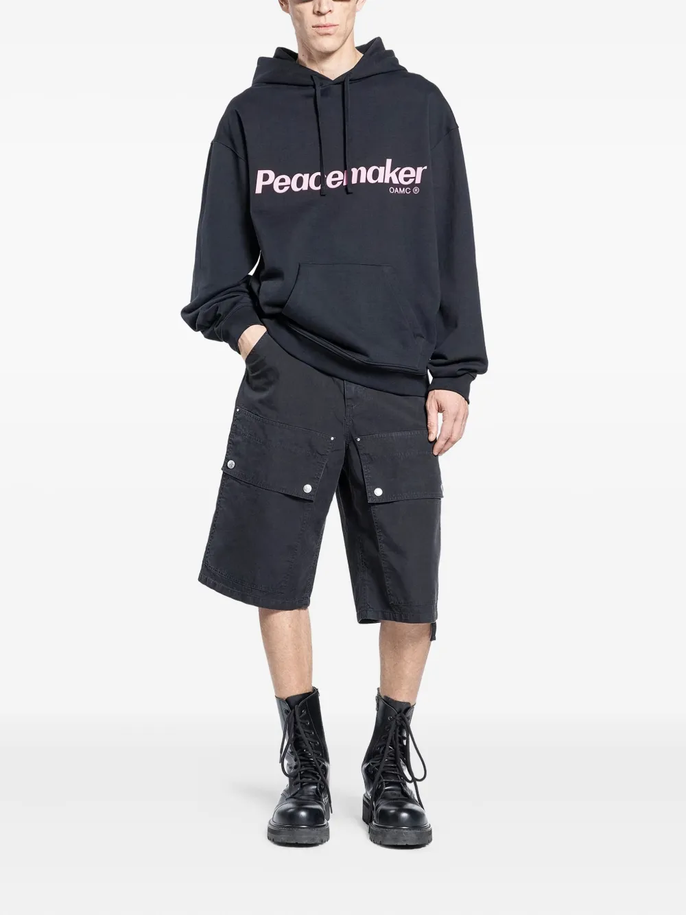 Peacemaker Oamc logo-print hoodie | Hoodies | Image 2