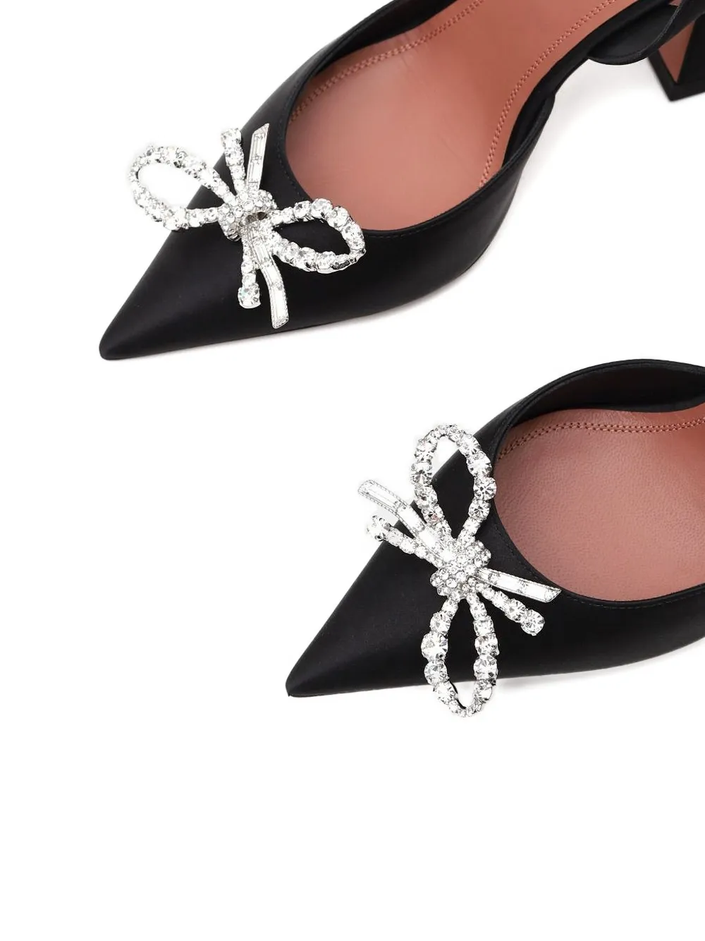 Amina Muaddi Rosie slingback pumps Zwart