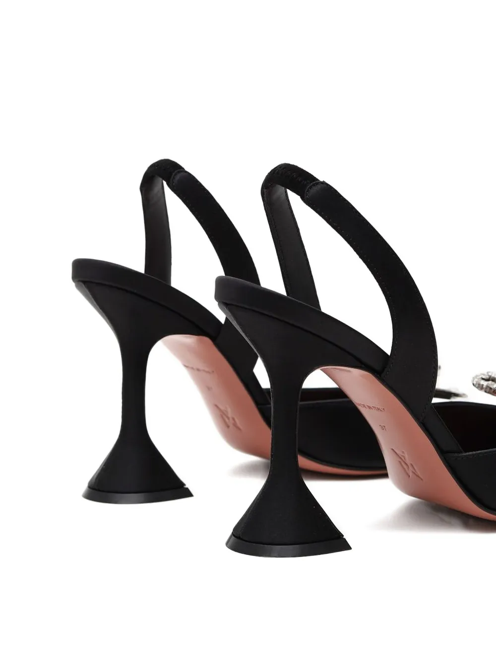 Amina Muaddi Rosie slingback pumps Zwart