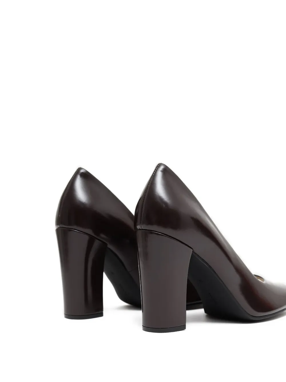 The Row Penelope pumps met blokhak Bruin