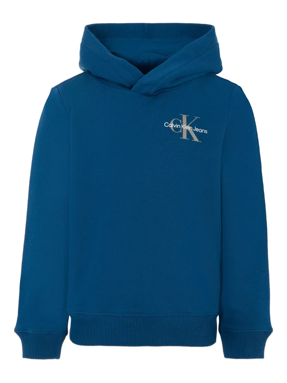 Calvin Klein Kids Hoodie met logodetail Blauw