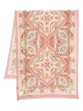 ETRO graphic-print scarf - Pink