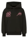 MSGM Kids graphic-print hoodie - Black