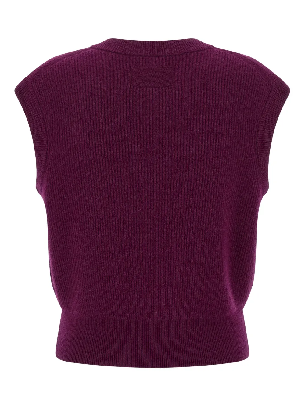 Guest In Residence ribbed V-neck vest | Knitted Tops | Image 2