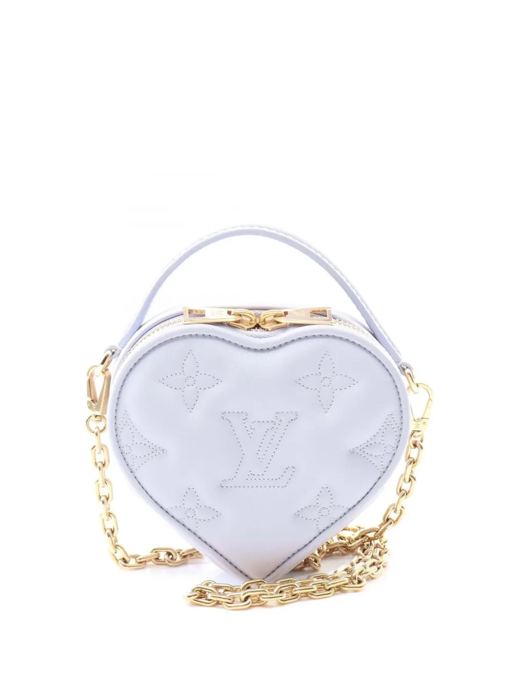 Louis Vuitton Pre-Owned 2021-2025 Monogram Embroidered Pop My Heart Louis Vuitton Pre-Owned 2021-2025 Monogram Embroidered Pop My Heart