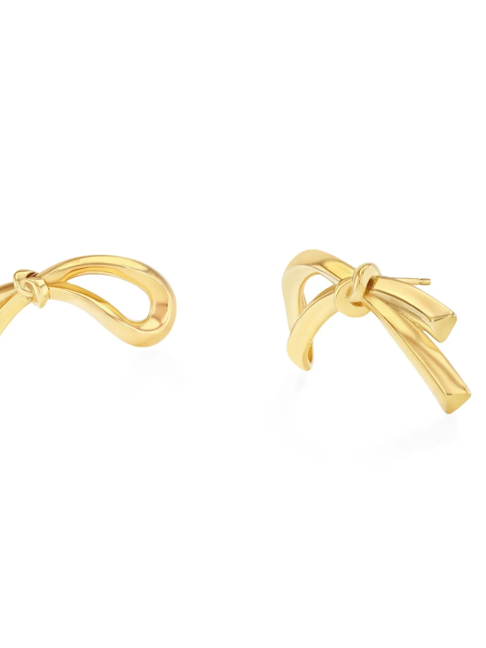 Lizzie Mandler Fine Jewelry 18k Yellow Gold Knot Earrings In Gold