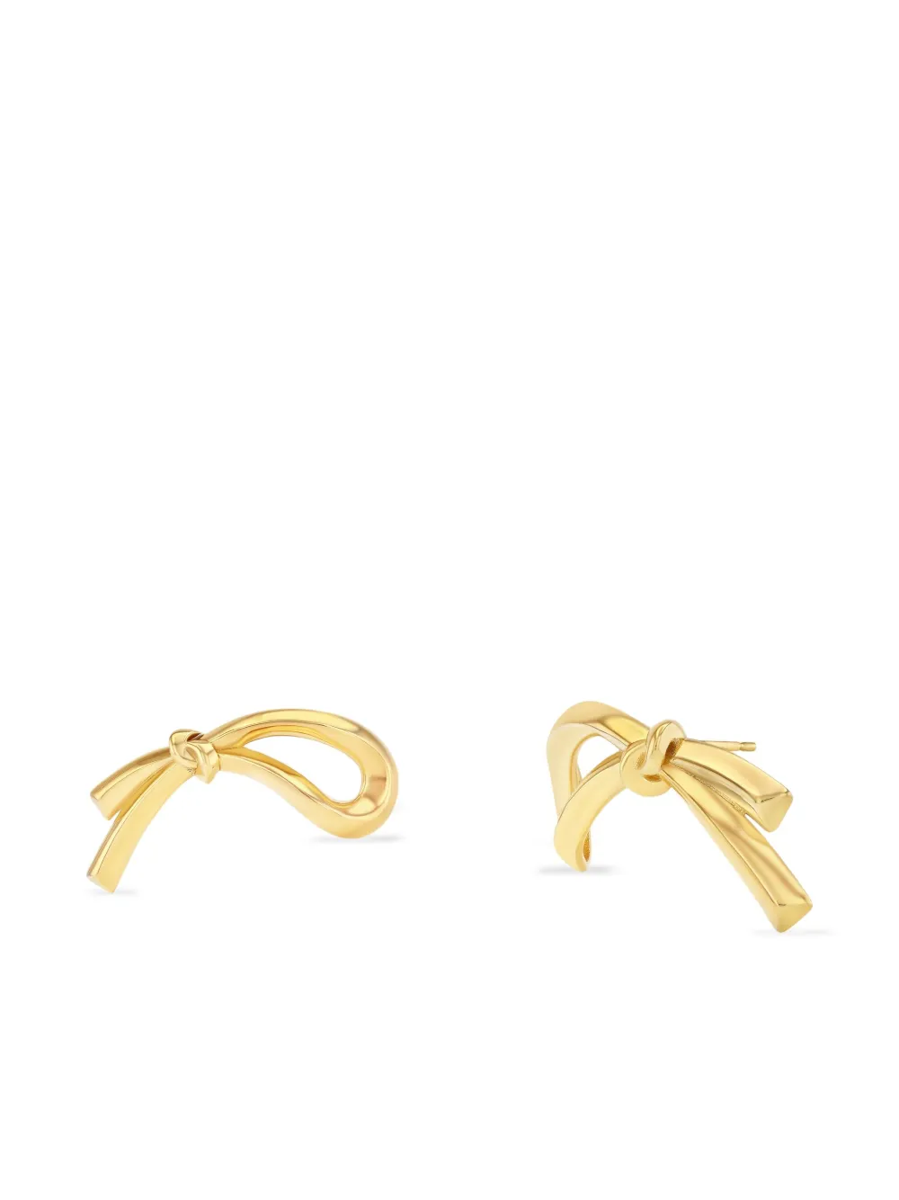 Lizzie Mandler Fine Jewelry 18k Yellow Gold Knot Earrings In Gold