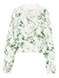 alice + olivia Carson lace-collar cardigan - Neutrals