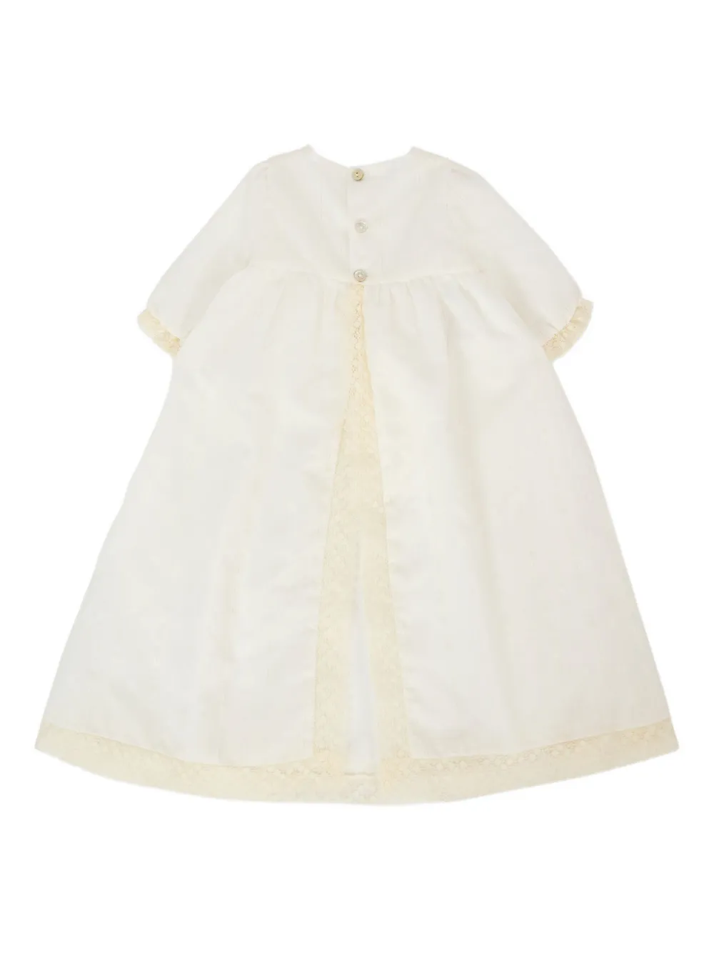 Paz Rodriguez Jurk met kant Beige