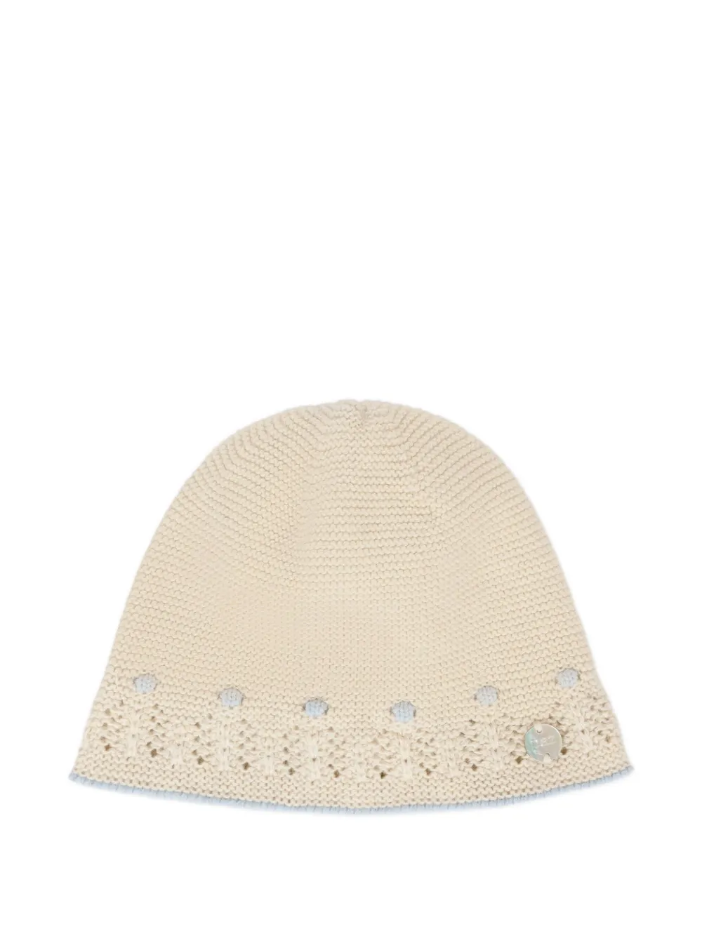 Paz Rodriguez knitted beanie | Neutrals | Image 1