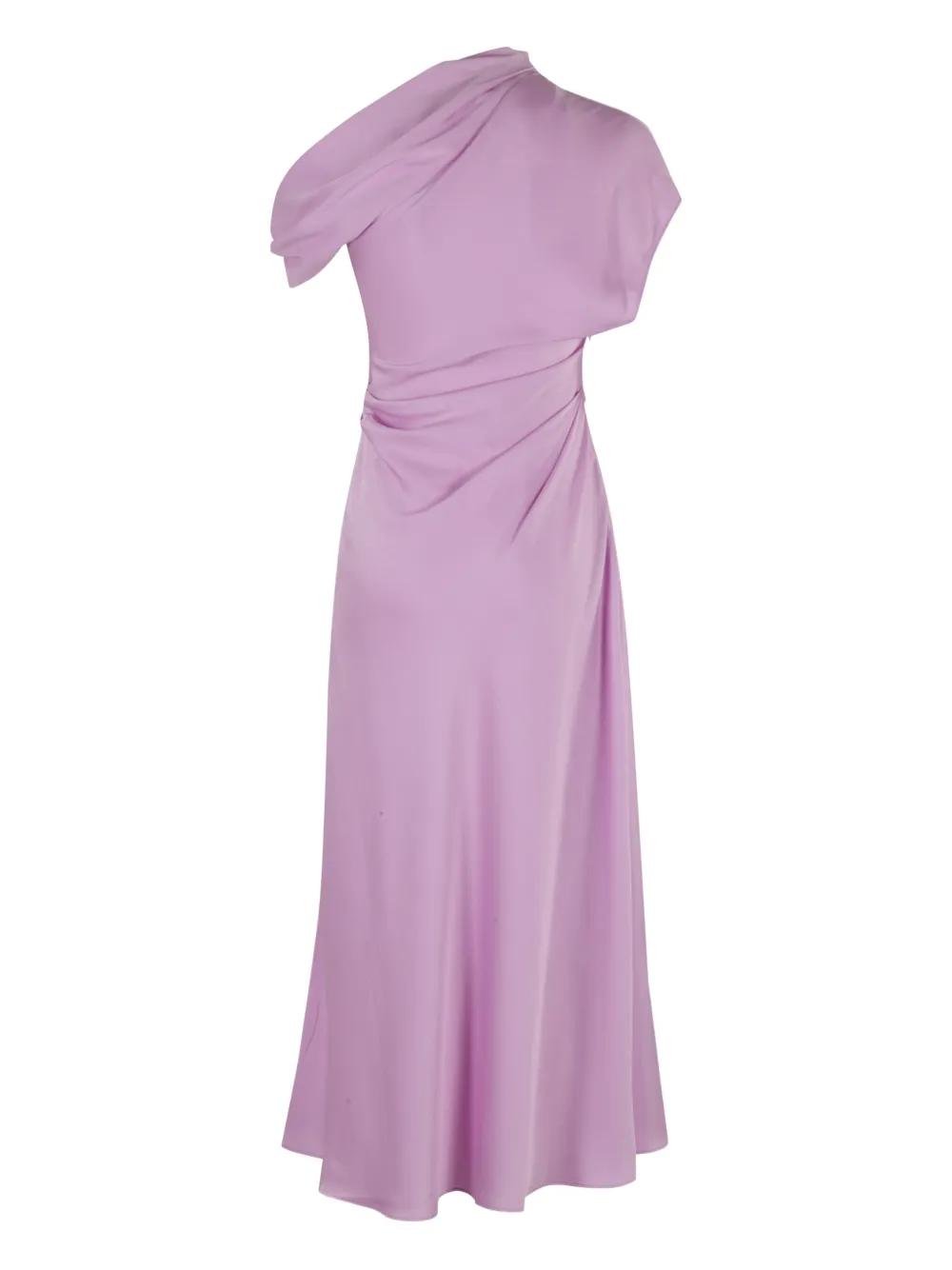 Simkhai draped one-shoulder dress Roze