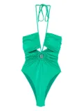 MATINEE DONNA Clio ring-detail swimsuit - Green
