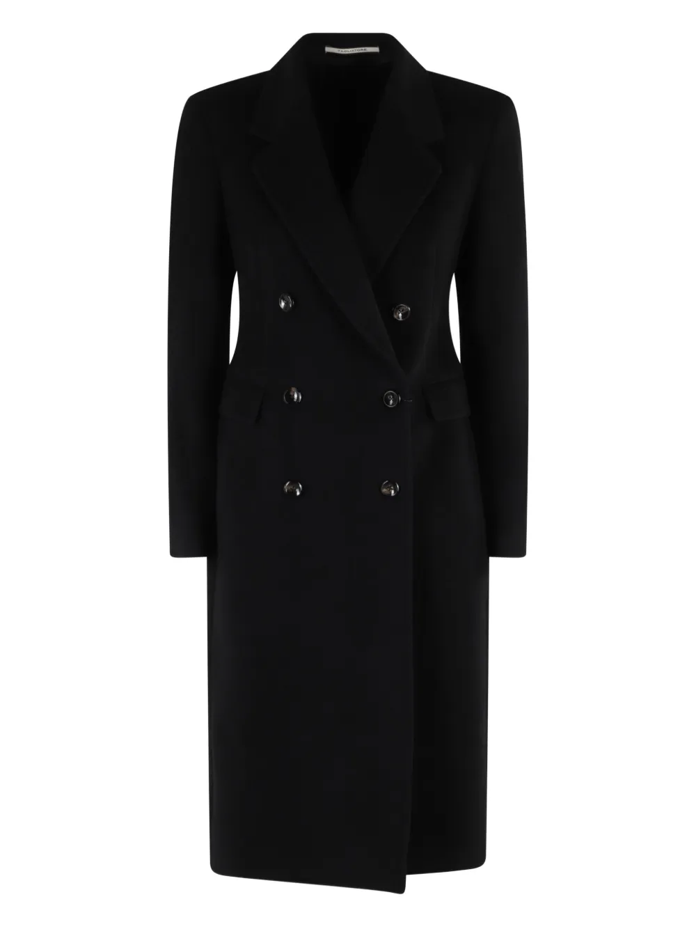 Tagliatore double-breasted wool coat Zwart