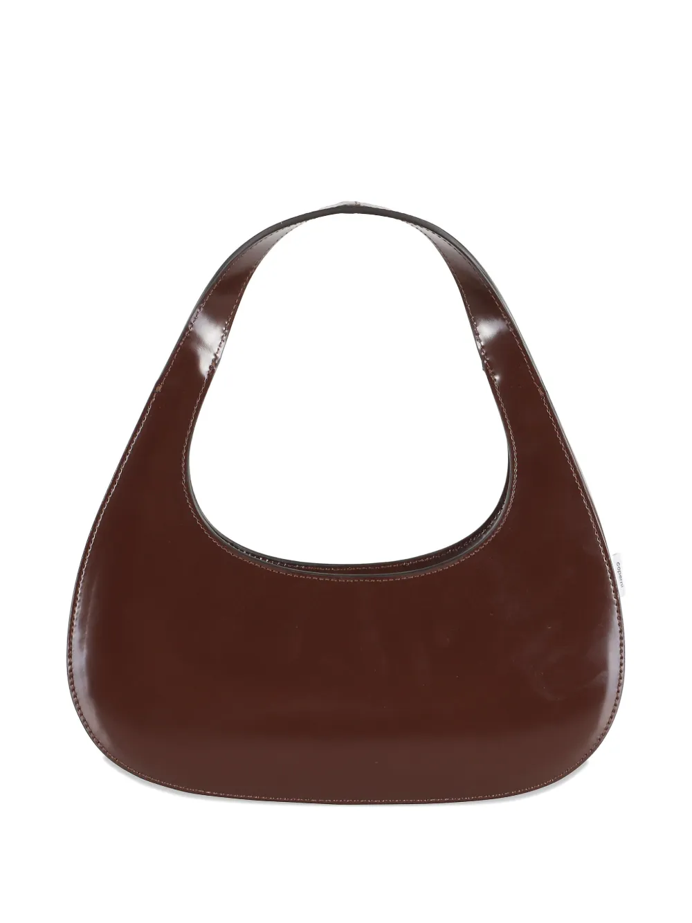 Coperni Leren shopper met reliëf Bruin