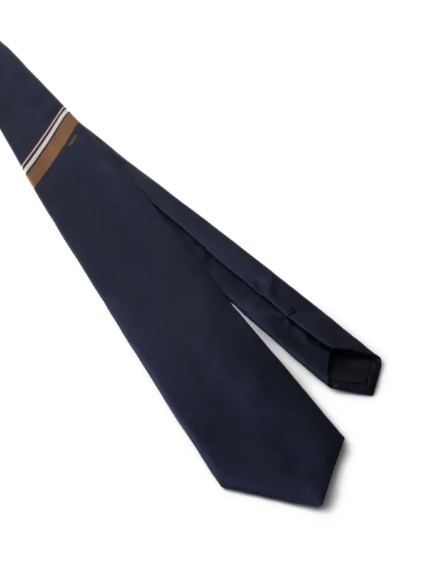 PRADA ネイビー シルク ネクタイ PRADA/プラダ_Men通販 | シルク ネクタイ【送料無料】【店頭受取