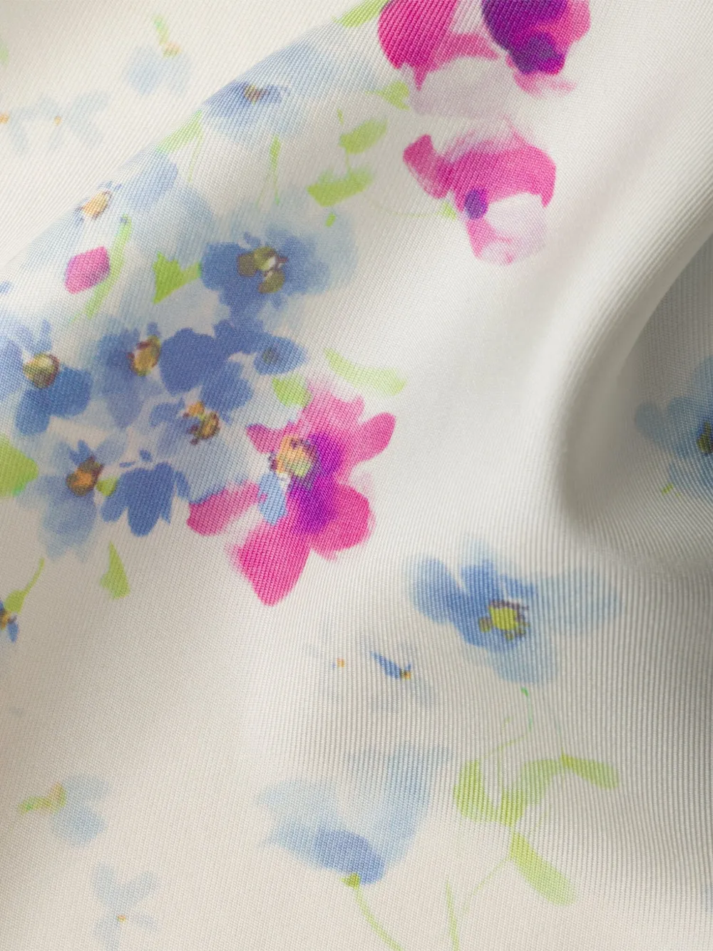 Prada Sjaal met bloemenprint Wit