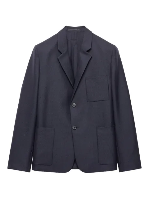 Prada patch-pocket two-button blazer
