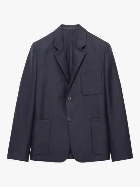 Prada patch-pocket two-button blazer