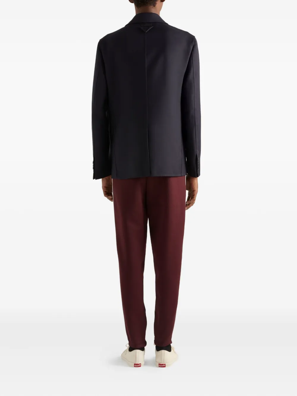 Prada Notch-lapels Three-button Blazer In Blue