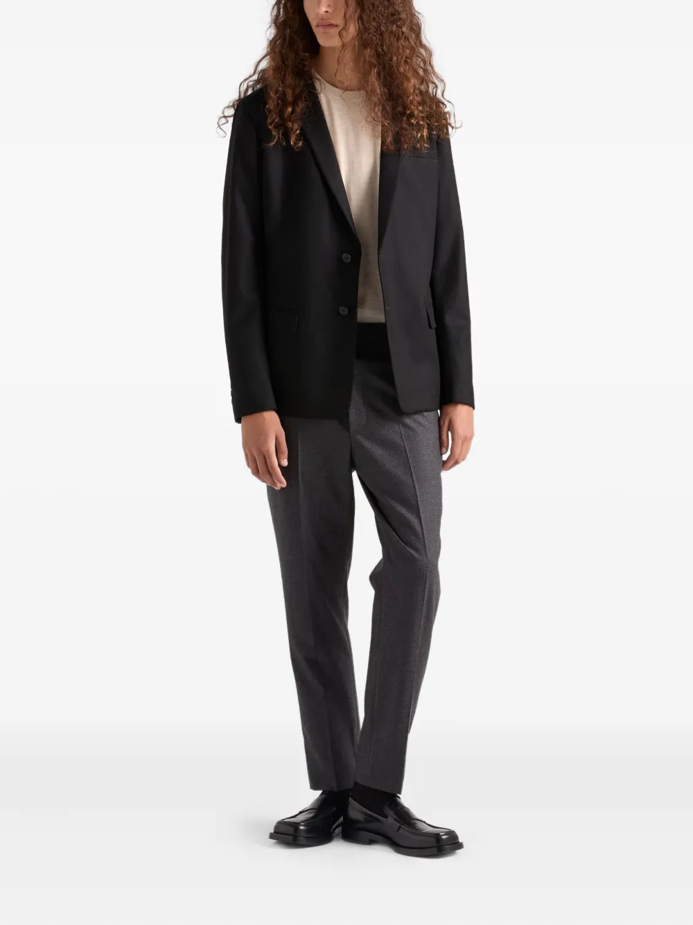 Prada notch-lapel two-button blazer | Blazers | Image 2
