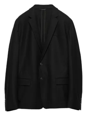 Prada シングルジャケット | ブラック | FARFETCH JP