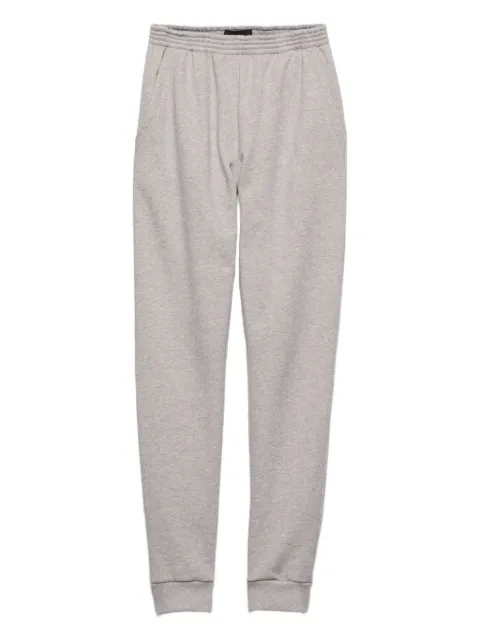 Prada elastic-waistband ribbed-knit track pants