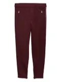 Prada side-stripe trousers - Red