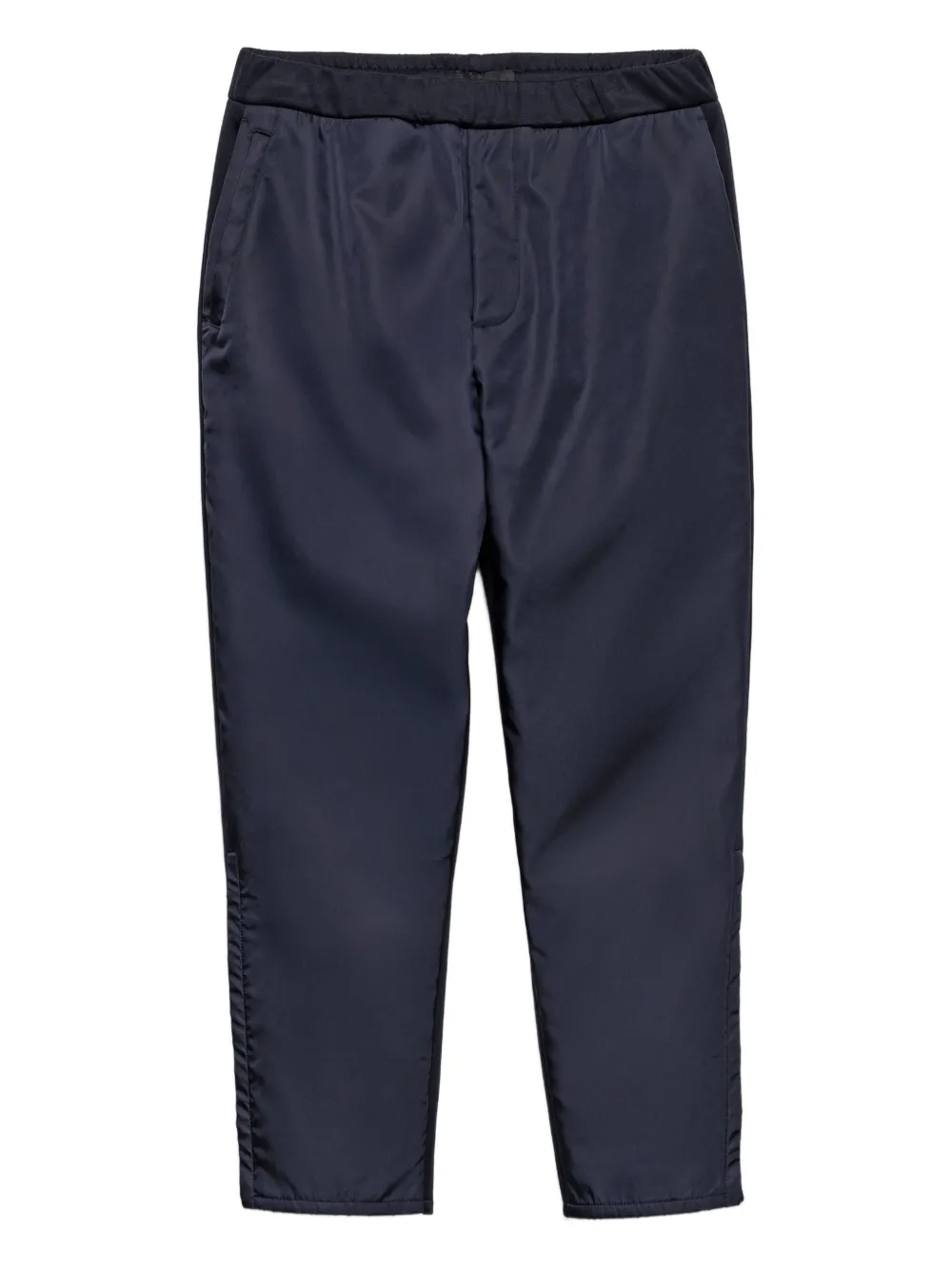 Prada Technical Cotton And Re-nylon Pants In Blue