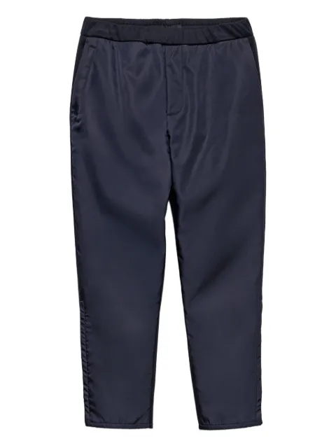 Prada triangle-logo trousers