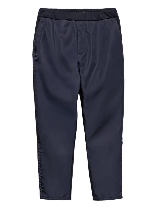 Prada トライアングルロゴ パンツ | ブルー | FARFETCH JP