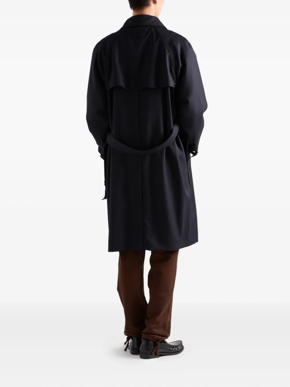 Prada Broek met trekkoord Bruin