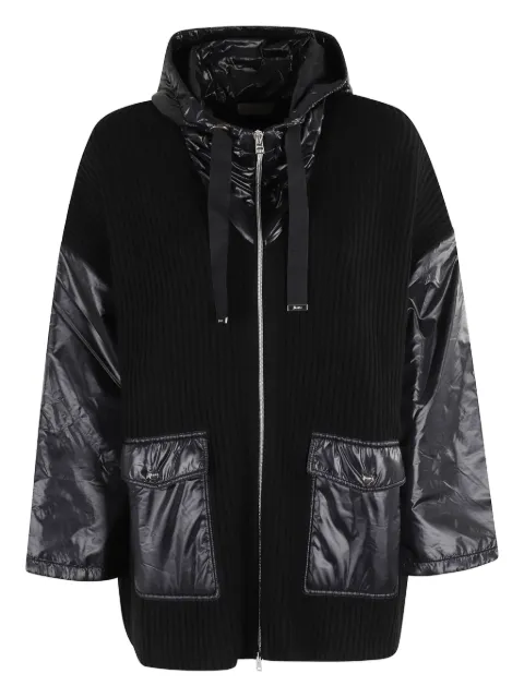 Herno hooded ribbed jacket