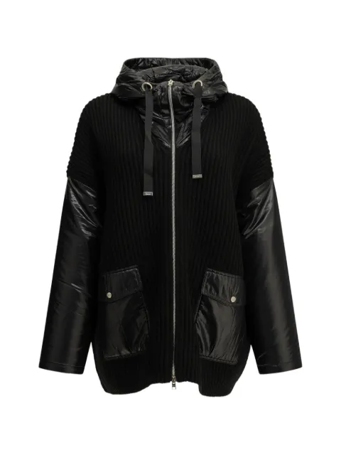 Herno hooded ribbed jacket