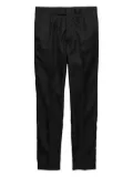Prada concealed-fly trousers - Black