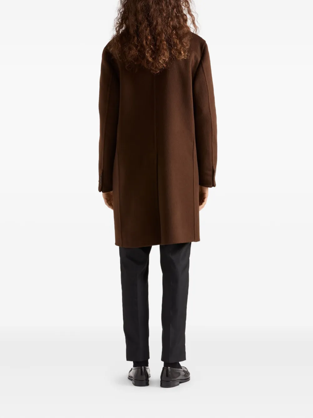 Prada Broek met verborgen rits Zwart