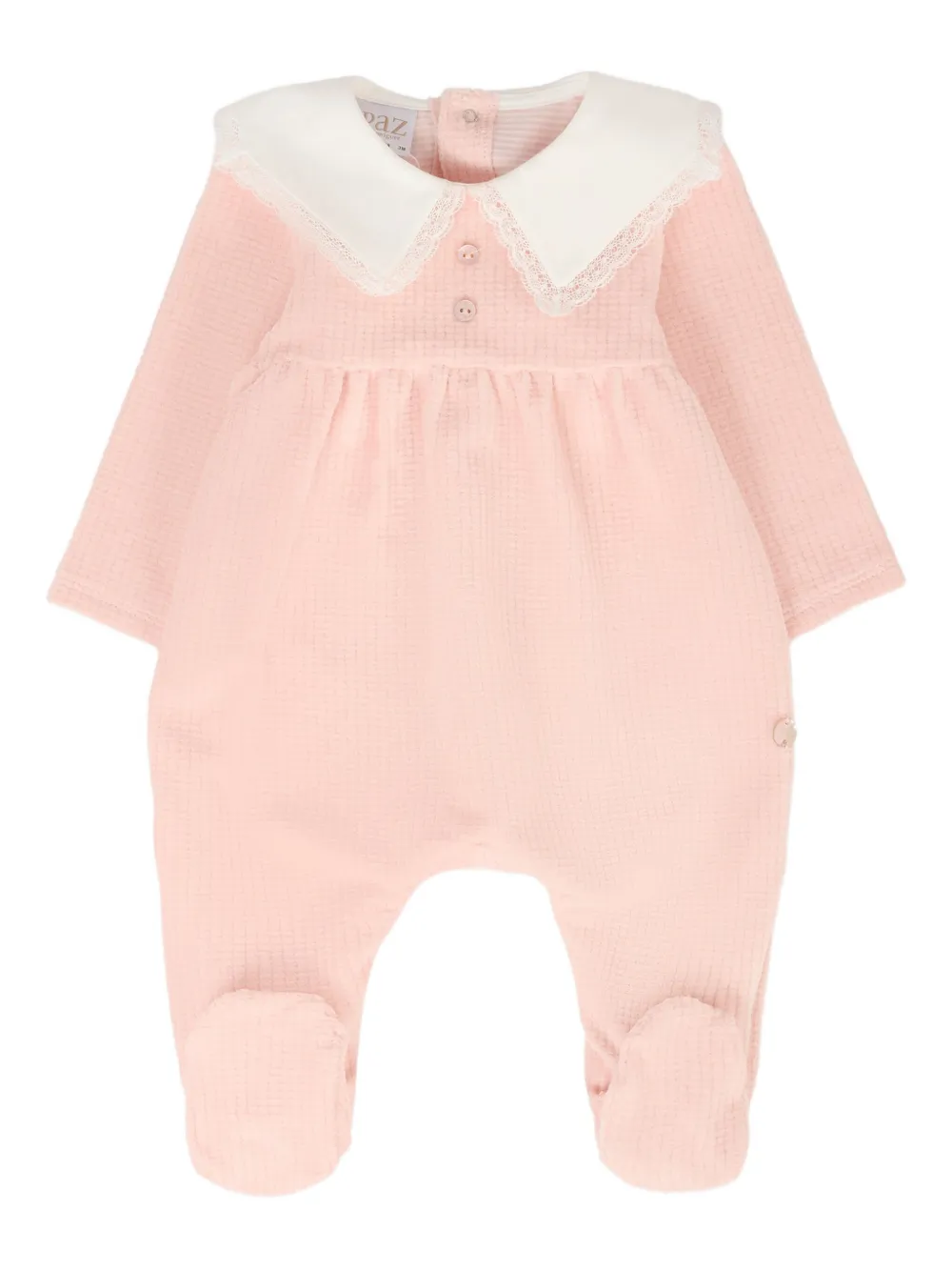 Paz Rodriguez lace-trimmed waffle-textured babygrow | Babygrow Sets | Image 2