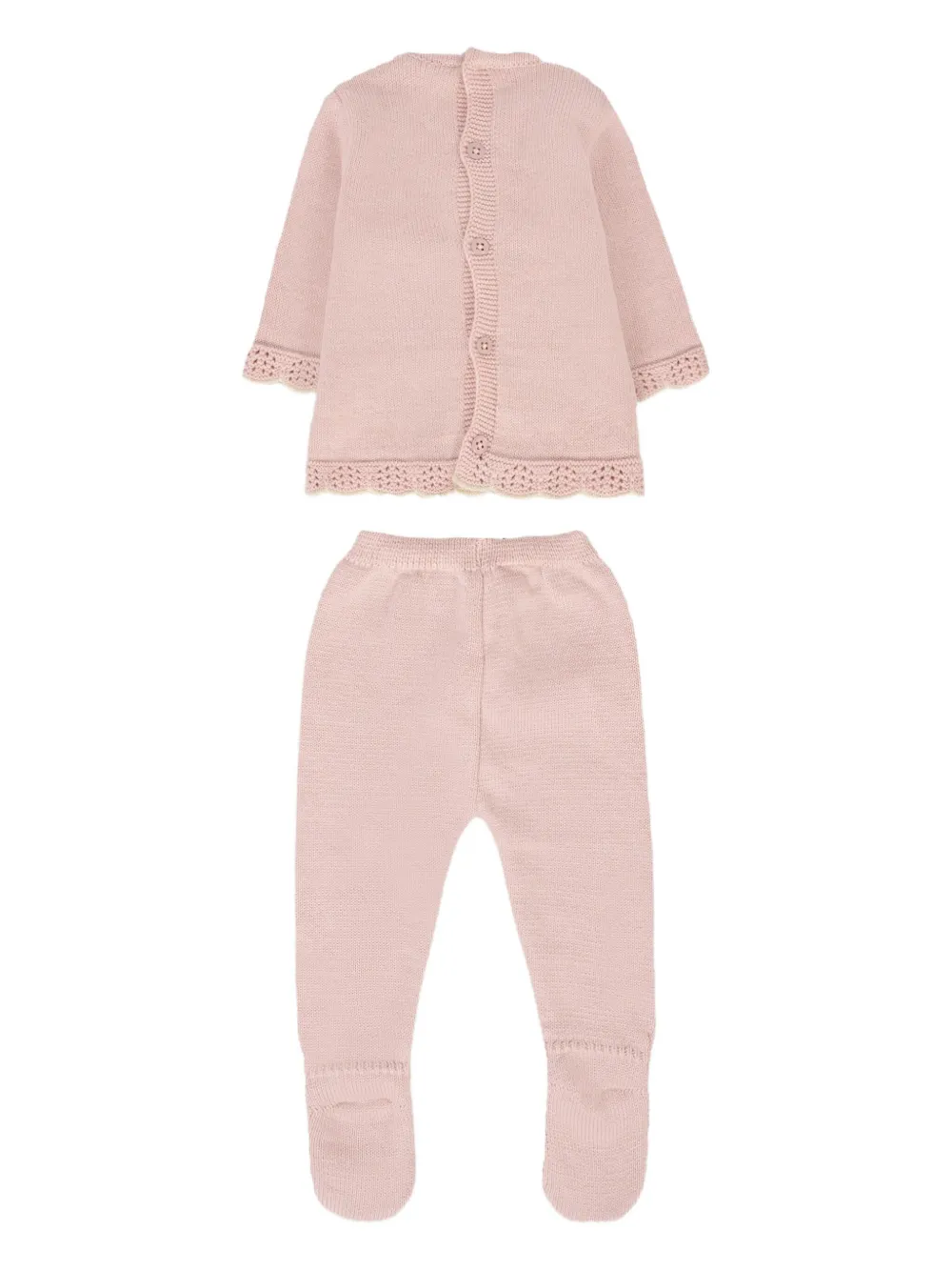 Paz Rodriguez lace-trimmed knitted babygrow | Babygrow Sets | Image 2