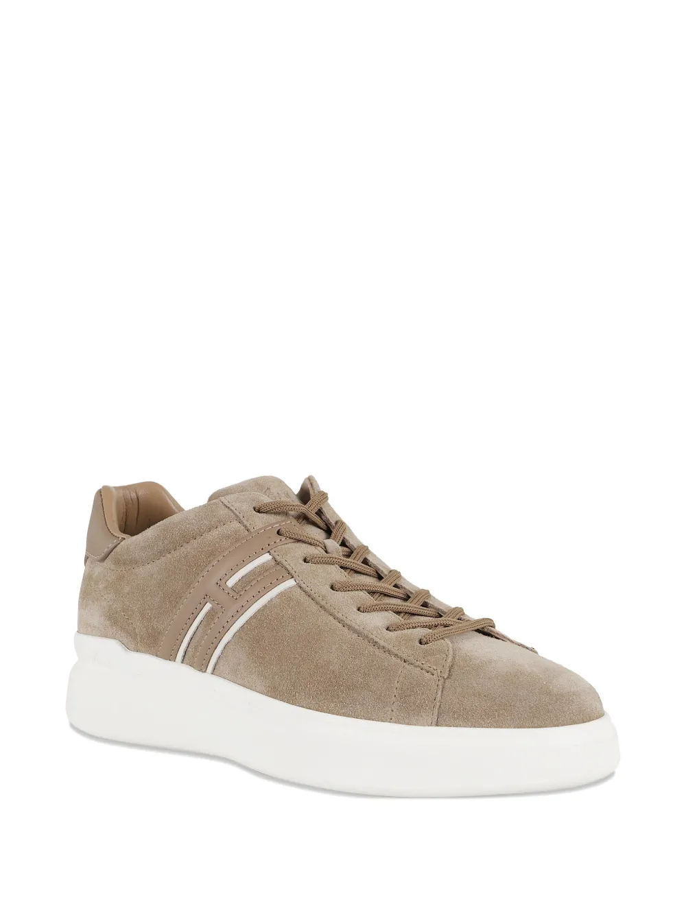 Hogan suede lace-up sneakers Neutrals