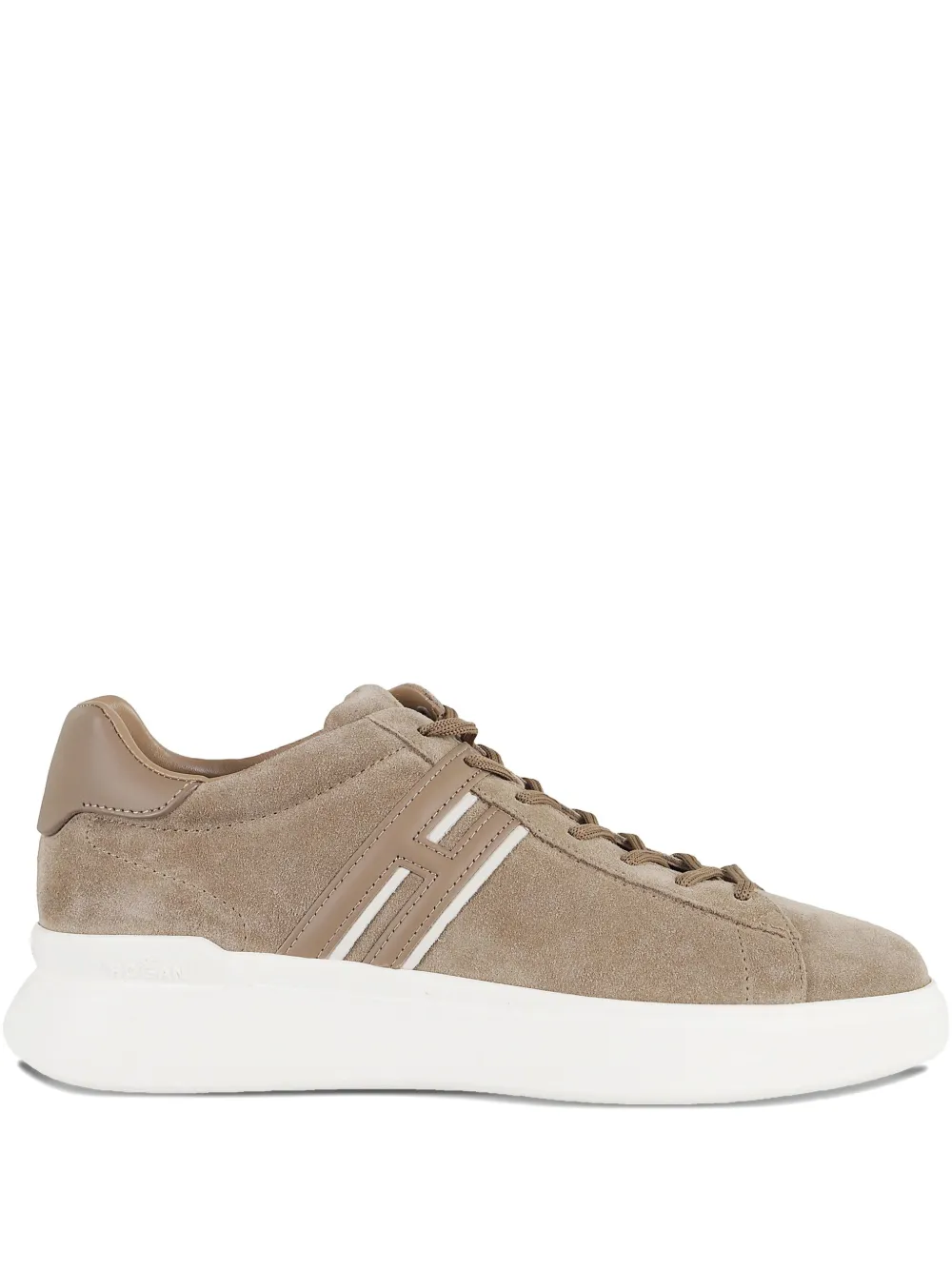 Hogan suede lace-up sneakers Neutrals