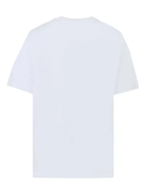 MM6 MAISON MARGIELA キッズロゴプリント ホワイトTシャツ MM6 MAISON MARGIELA キッズロゴプリント ホワイトTシャツ