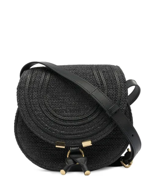 Chloé Marcie Schultertasche mit gewebtem Detail