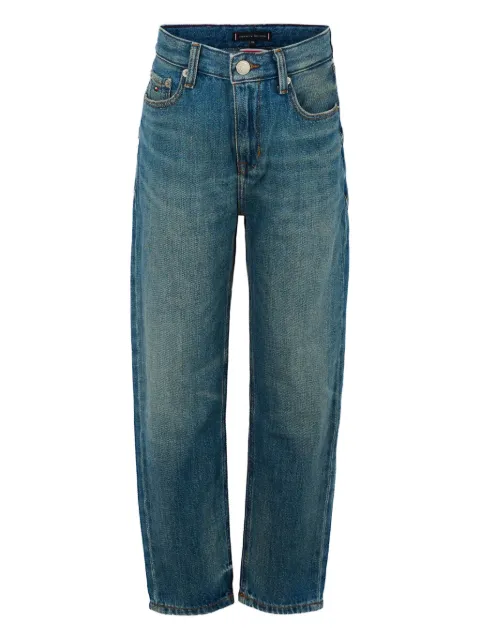 Tommy Hilfiger Junior Calça jeans com logo bordado